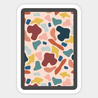 Abstract Paint Pattern Larger Scale Graphic Sticker